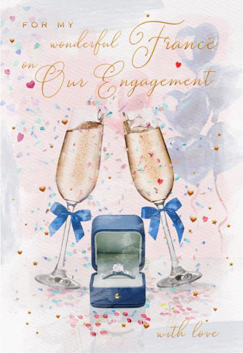 Picture of FIANCE ENGAGEMENT CARD